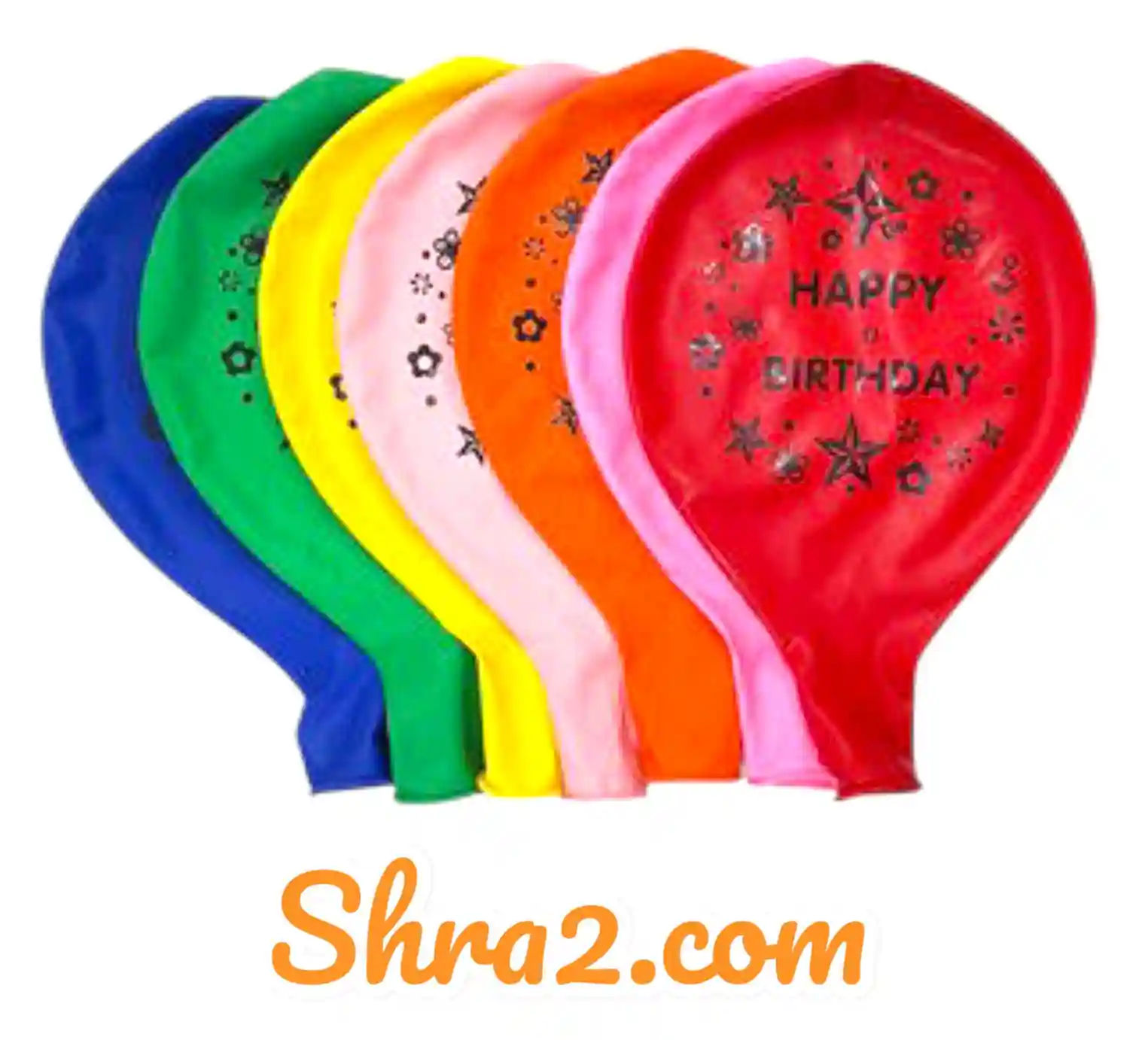 بالون عيد ميلاد جامبو الوان متعددة